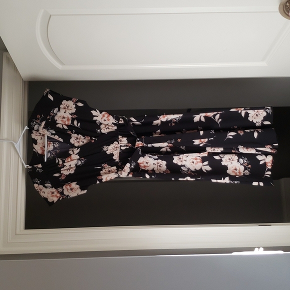 SHEIN capri floral jumpsuit